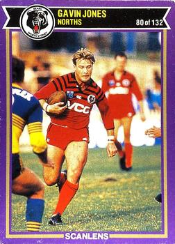 1987 Scanlens Rugby League #80 Gavin Jones Front